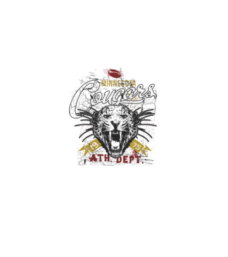 Minesota Cougars  TEXTURED model  pe tricou