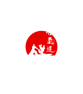 Aikido model negru pe tricou