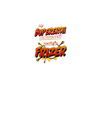 toți supereroii se deghizează, eu sunt un frizer/coafor model alb pe tricou