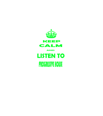 Keep Calm and Listen to prog-house model negru pe tricou