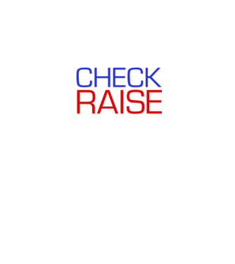 Check Raise model negru pe tricou