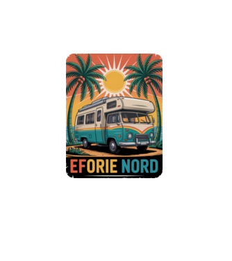 Eforie Nord model alb pe tricou