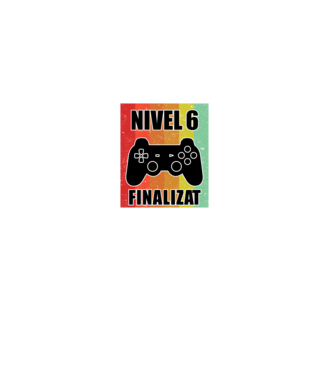Nivel 6 finalizat model negru pe tricou
