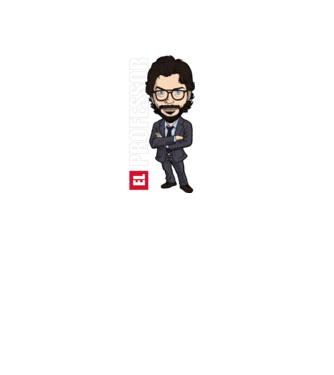 el professor drawing model negru pe tricou