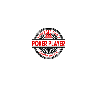 World class JUCĂTOR POKER model alb pe tricou