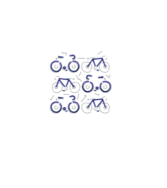 Bikes model gri pe tricou