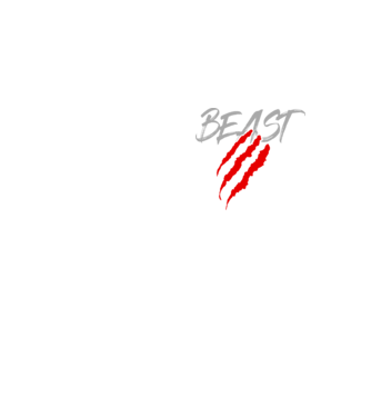 Beast model galben neon pe tricou