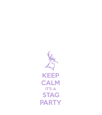 Keep calm stag party on model negru pe tricou