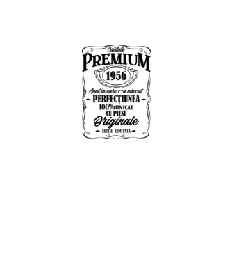 calitate premium -1956 - anul în care s-a născut - perfecțiunea - 100% unicat, cu piese originale, ediție limitată model alb pe tricou
