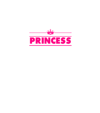 Princess model alb pe tricou