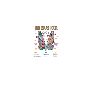 Taylor Swift eras fairy model roz deschis pe tricou