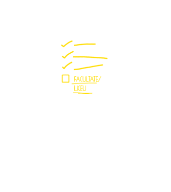 Cheklist educație - Gimnaziu negru model negru pe tricou