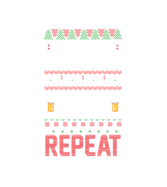 Drink drink repeat model alb pe tricou