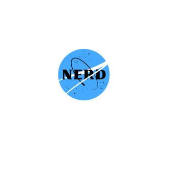 Nerd NASA model roz pe tricou
