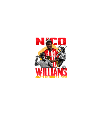 Nico Williams tribute model  pe tricou