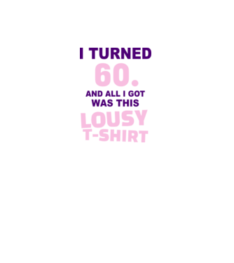 Lousy T-shirt 60 model gri închis pe tricou