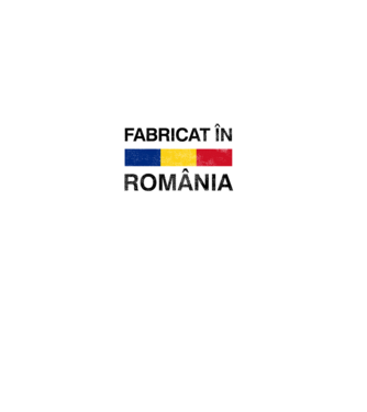 Fabricat în România model negru pe tricou