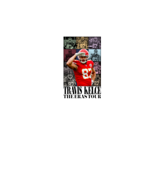 Taylor Swift Eras Travis Kelce model alb pe tricou