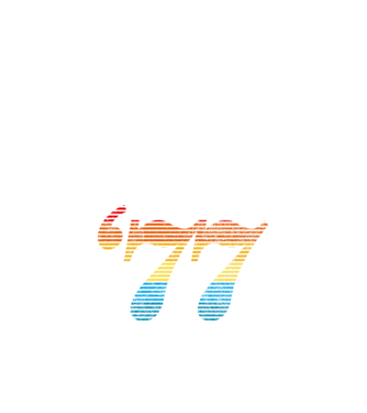 Retro Birthday 1977 model negru pe tricou