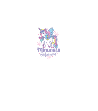 Minunata Mamicorn model nisipiu pe tricou