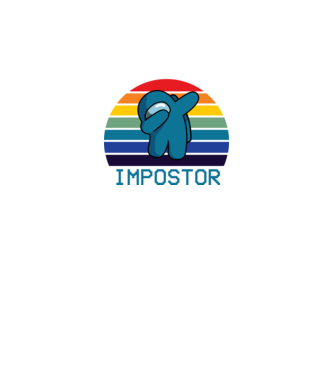 Impostor model negru pe tricou