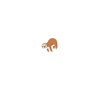 Just do it later sloth model negru pe tricou