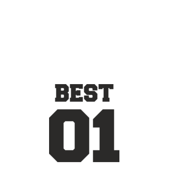 Best 01 model alb pe tricou