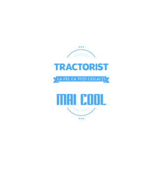 Sunt tractorist, la fel ca toți ceilalți, dar mult mai cool model negru pe tricou