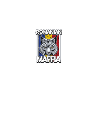 România maffia model negru pe tricou
