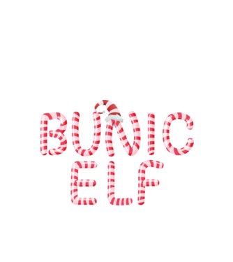 bunic elf model negru pe tricou