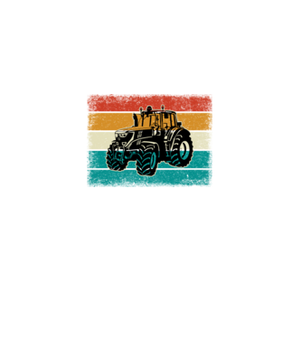 TRACTOR model  pe tricou