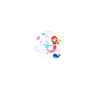 Mermazing Birthday 2 model negru pe tricou