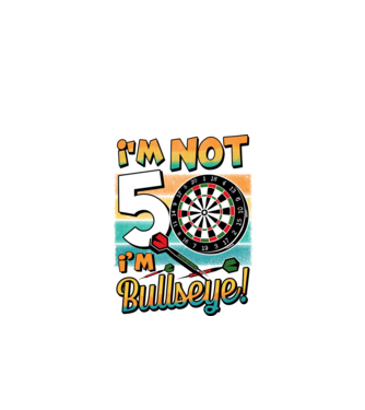Darts Birthday 50 years old model negru pe tricou