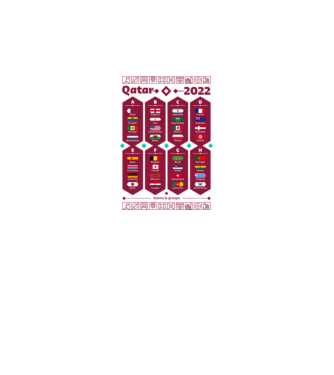 Qatar 2022 teams - groups white model alb pe tricou