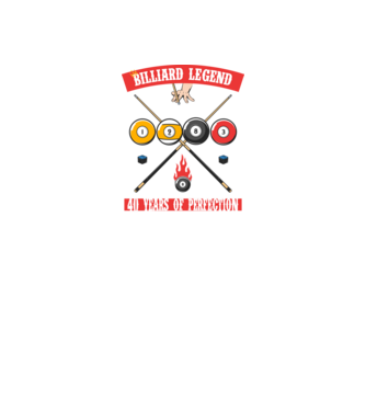 Billiard legend born in 1983 model negru pe tricou