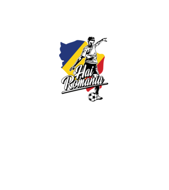 Hai romania fotbal model verde neon pe tricou