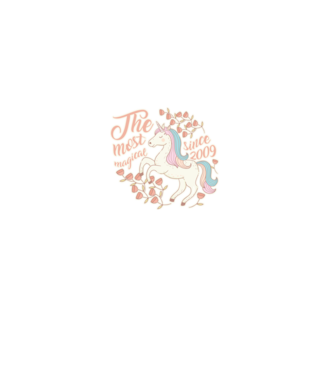 The most magical unicorn 2009 model alb pe tricou