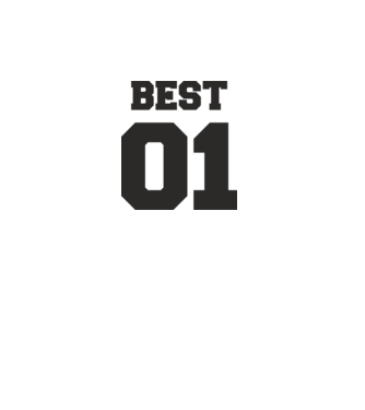 Best 01 model alb pe tricou