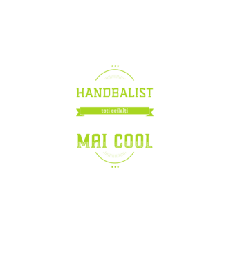 Sunt handbalist, la fel ca toți ceilalți, dar mult mai cool model negru pe tricou