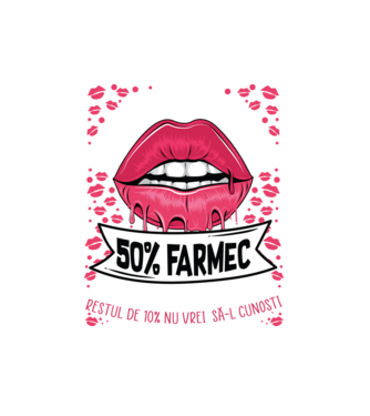 Sunt născută în iunie - 50% farmec - 40% nebunii și umor - Restul de 10% nu vrei să-l cunoști model alb pe tricou