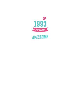 Made in 1993 model negru pe tricou