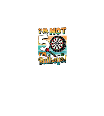 Darts Birthday 50 years old model negru pe tricou