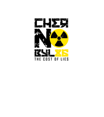 'Chernobyl ''86' model roșu pe tricou