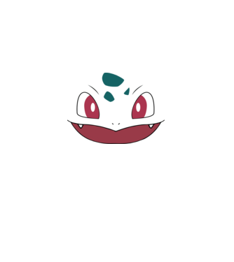 Bulbasaur model albastru deschis pe tricou