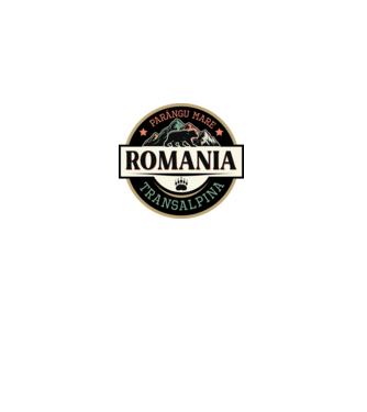 România transalpina model negru pe tricou