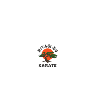 Miyagi-do karate cobra kai model gri pe tricou