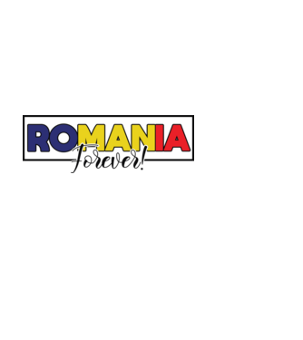 Romania forever model alb pe tricou
