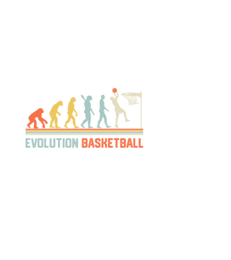 Evolution basketball model negru pe tricou