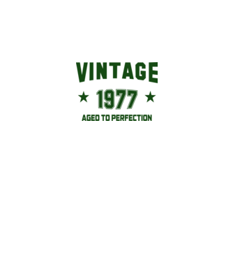Vintage - 1977 model alb pe tricou
