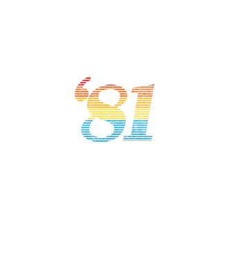 Retro Birthday 1981 model alb pe tricou